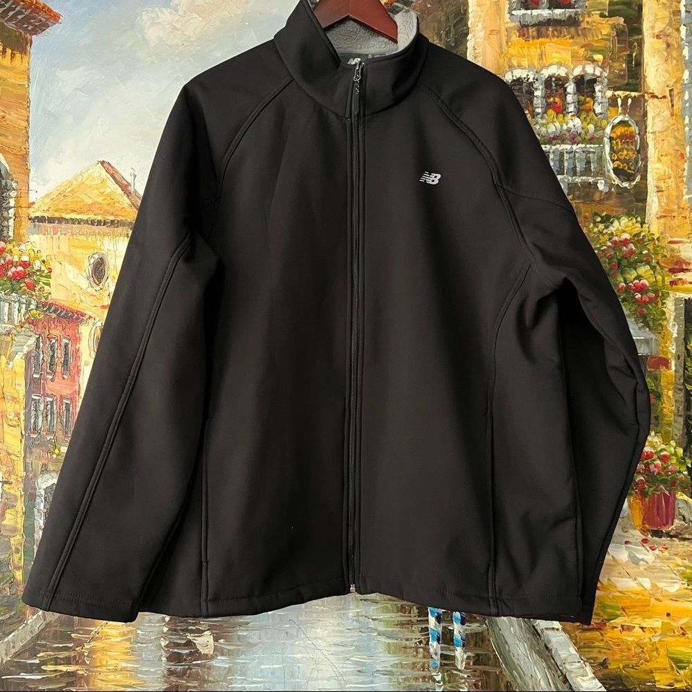 New Balance Full zip black Mens winter jacket Size XL